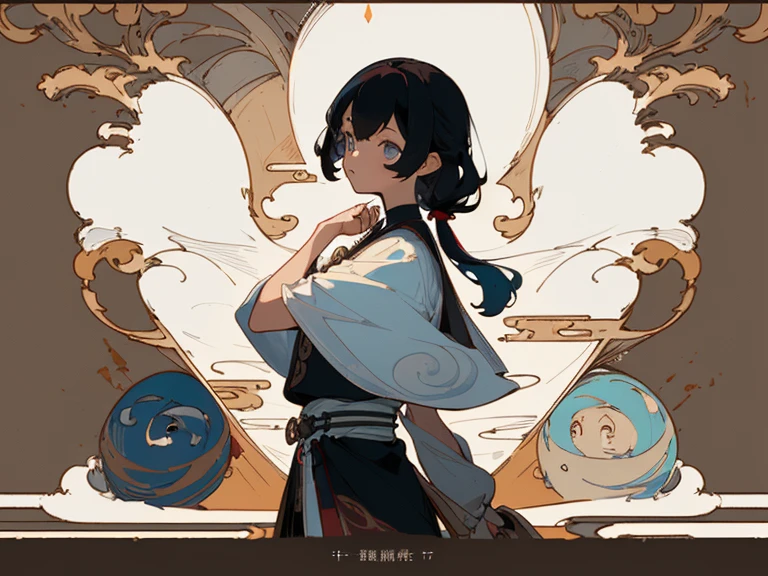 ((masterpiece)),(((Best quality))),(Character Design Sheet, same character, FRONT, Side, rug), illustration, 1 girl, hair color, Bang, hairstyle fax, eyes, Scene of Environmental Change, hairstyle fax, Zitai pose, Woman, Shangyi shirt, star, charturnbetalora, (single rugground, white rugground: 1.3), --6 different poses, only
