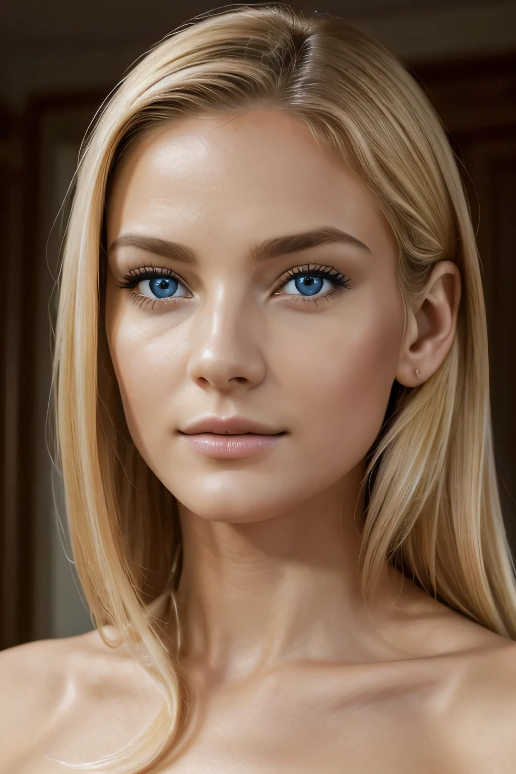 woman looking nervous, ansiety, crying, front view, realistic photo, high details, 8k, high definition on face, medium breasts --auto --s2