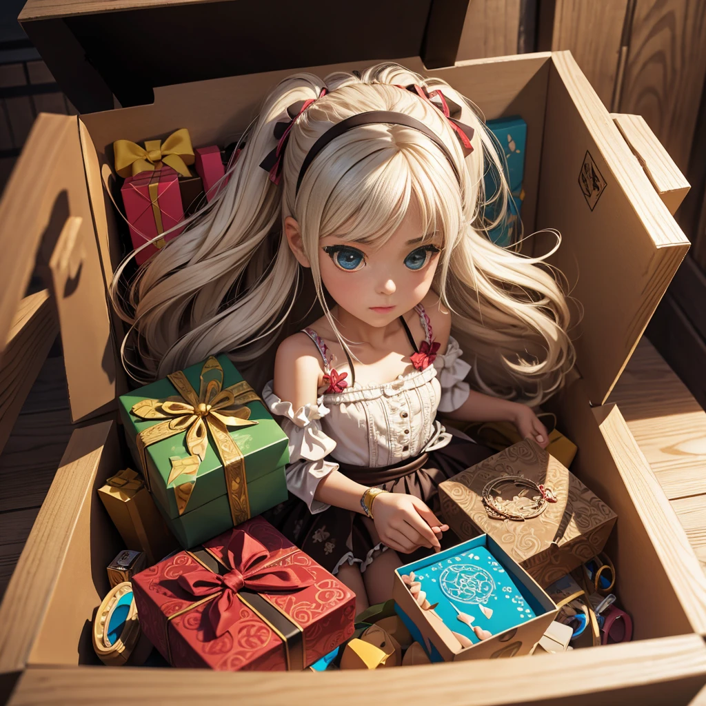 toy, doll, big doll eyes, character print, (best quality:1.15), (masterpiece:1.15), (detailed:1.15), (realistic:1.2), (intricate:1.4), simple background, in an elaborate gift box, decorative, no humans, inboxDollPlaySetQuiron style, abs, (homura \(dr.stone\):1.2), gift box, playset, in a box, full body, toy playset pack, in a gift box, premium playset toy box,
INFO
