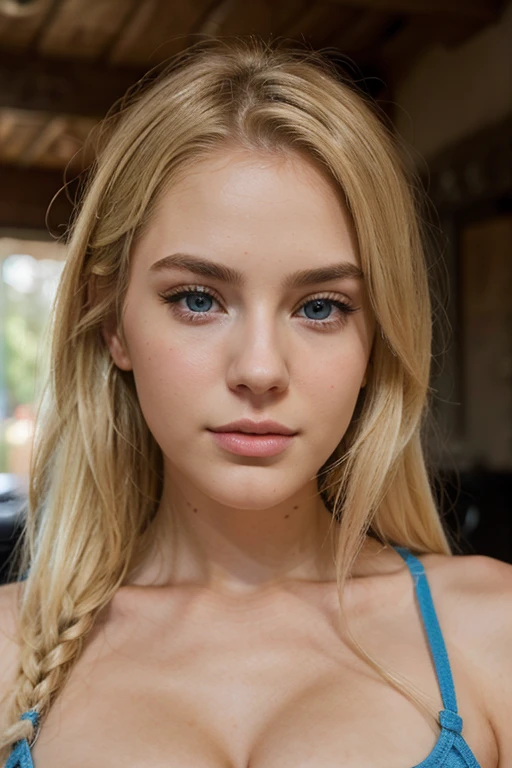 girl blonde hair, blue eyes, similar to lana rhoades