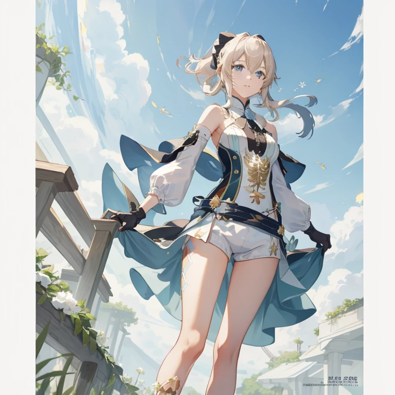 hatsuneMiku、(ultra Realistic), (An illustration), (Highres), (8K), (highlydetailed), (the best illustration), (Beautiful Detailed Eyes), (beste Quality), (Super Detailed), (Master peace), (Wallpapers), (Detailed Face), solo, 1girl, Aristocratic dresses、White hair, Iris heterochromatic eyes, small moles under eye, medium chest, Long legs,Stunning composition,Foot braids,Beautiful and detailed legs