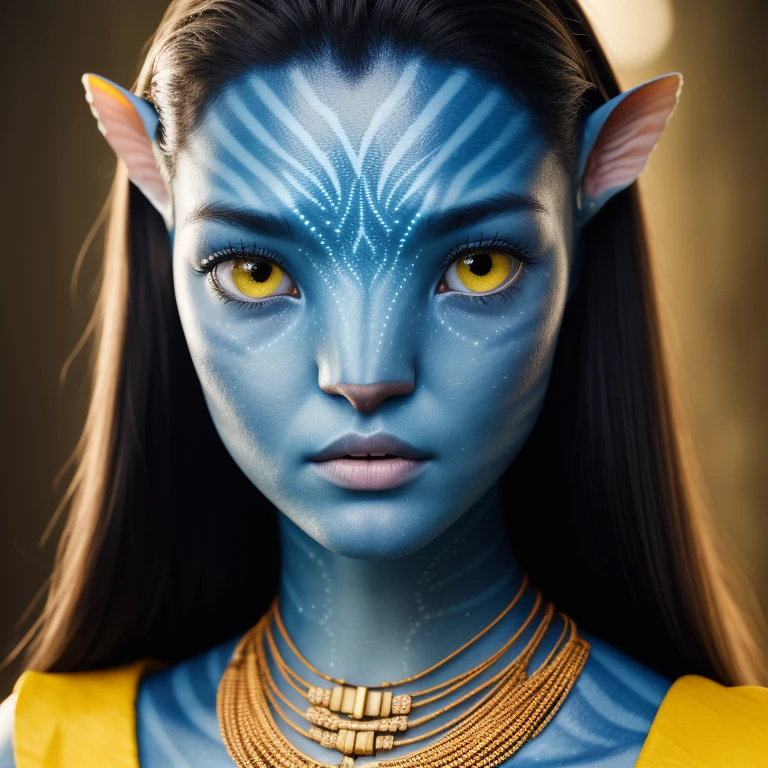 avtr:1.1, avatar style, portrait:1.6, 1girl, female, Devon Aoki:2, d3v0n4, (blue skin tone:1.0), (short hair:1.0), black hair color, (teen), 18 years old:1, face wrinkles, wearing tribal clothing, wearing a top, detailed eyes, toned body, muscled body, vibrant colors, glowing, ethereal atmosphere, surrealistic dreamy lighting, textured skin, otherworldly beauty, mesmerizing photography, (best quality, highres), vivid colors, ultrarealistic, skin details, striped skin, sfw, face close-up:0.5, ultradetailed body