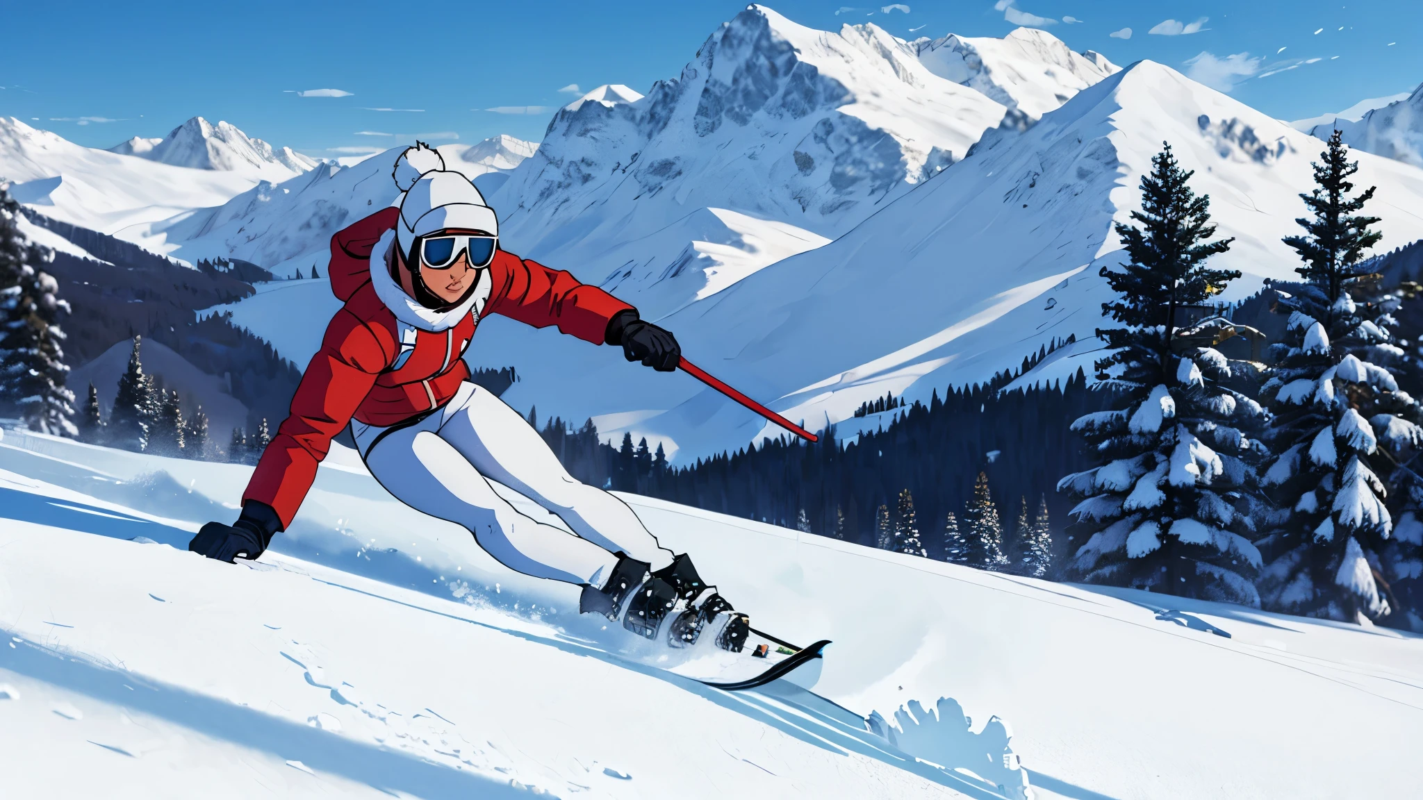 Cancel the stick held by the ski character,Don't generate