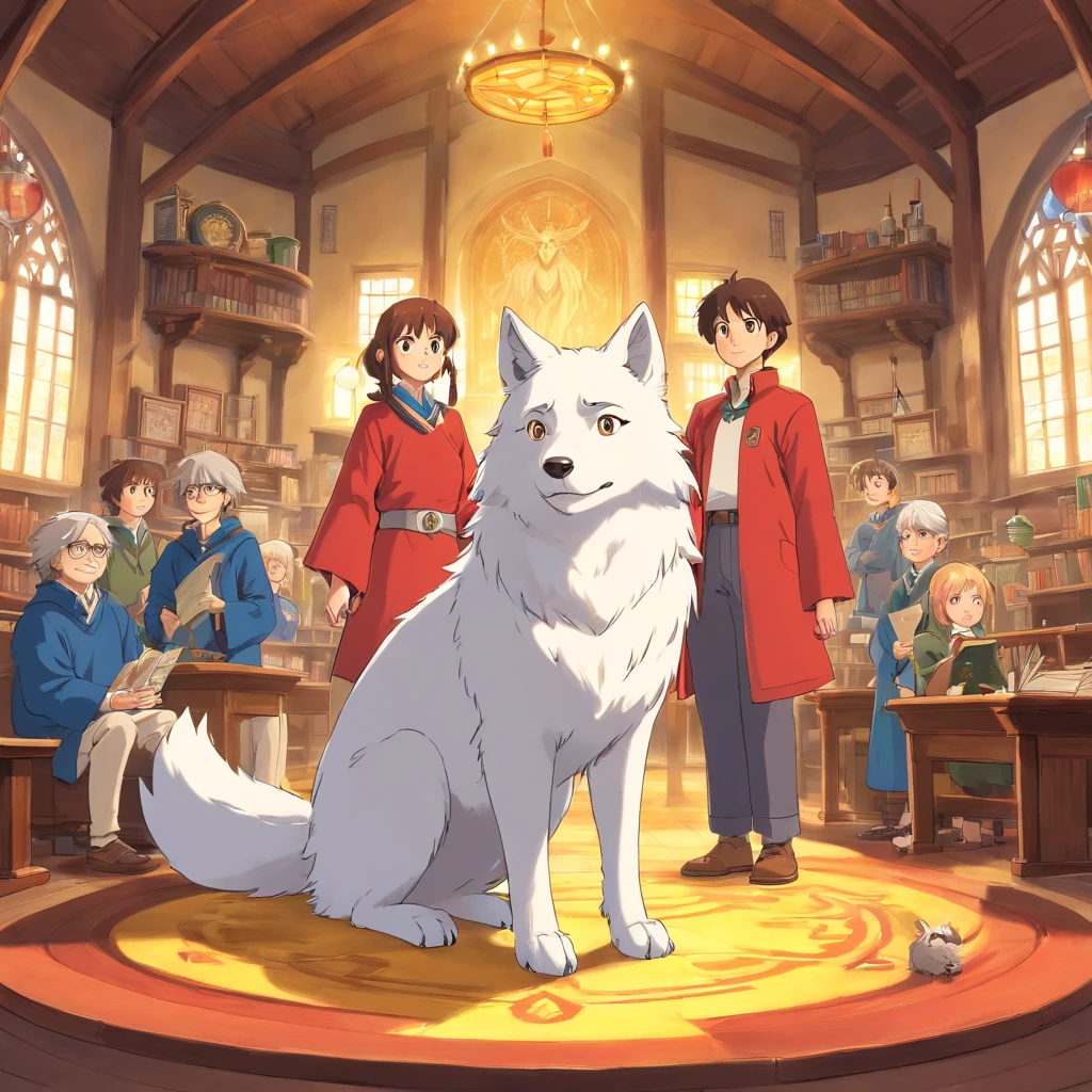 Magic Academy生徒達, Magic Academy , White Wolf、teacher and students