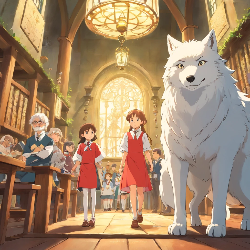Magic Academy生徒達, Magic Academy , White Wolf、teacher and students