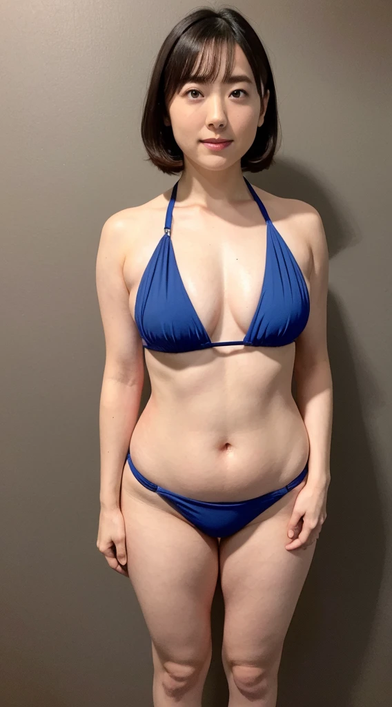 (highest quality,16K ultra high resolution:1.2), (front focus), (deep darkness:1.6),((movie scene))、 one beautiful woman,((Powerful waist circumference))、Beautiful balanced body shape))、 ((full body portrait))、((bikini))、 (Anne Hathaway:0.6) (emma watson:0.3),(jennifer connelly:0.4), ( face:1.5), 優雅なface,clear and thin skin、 Ladylike, sweet), Rembrandt lighting in the darkness of the studio,  deep shadow, secret key, realistic, (anatomically correct and attractive), とても細かくて美しいface, short hair.