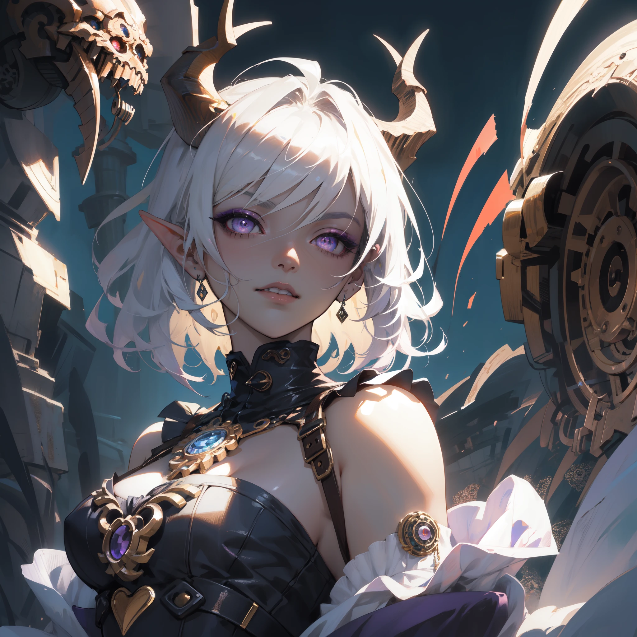 anime,(masterpiece, top quality, best quality, official art, beautiful and aesthetic:1.2), (1girl), upper body,extreme detailed,(fractal art:1.3),colorful,highest detailed,