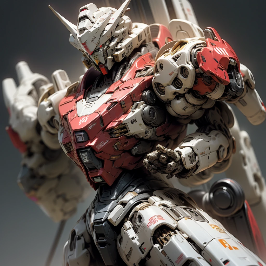 Outstanding, best quality, 8K, very detailed CG, elegant and cool Gundam robot, intoxicating dusk