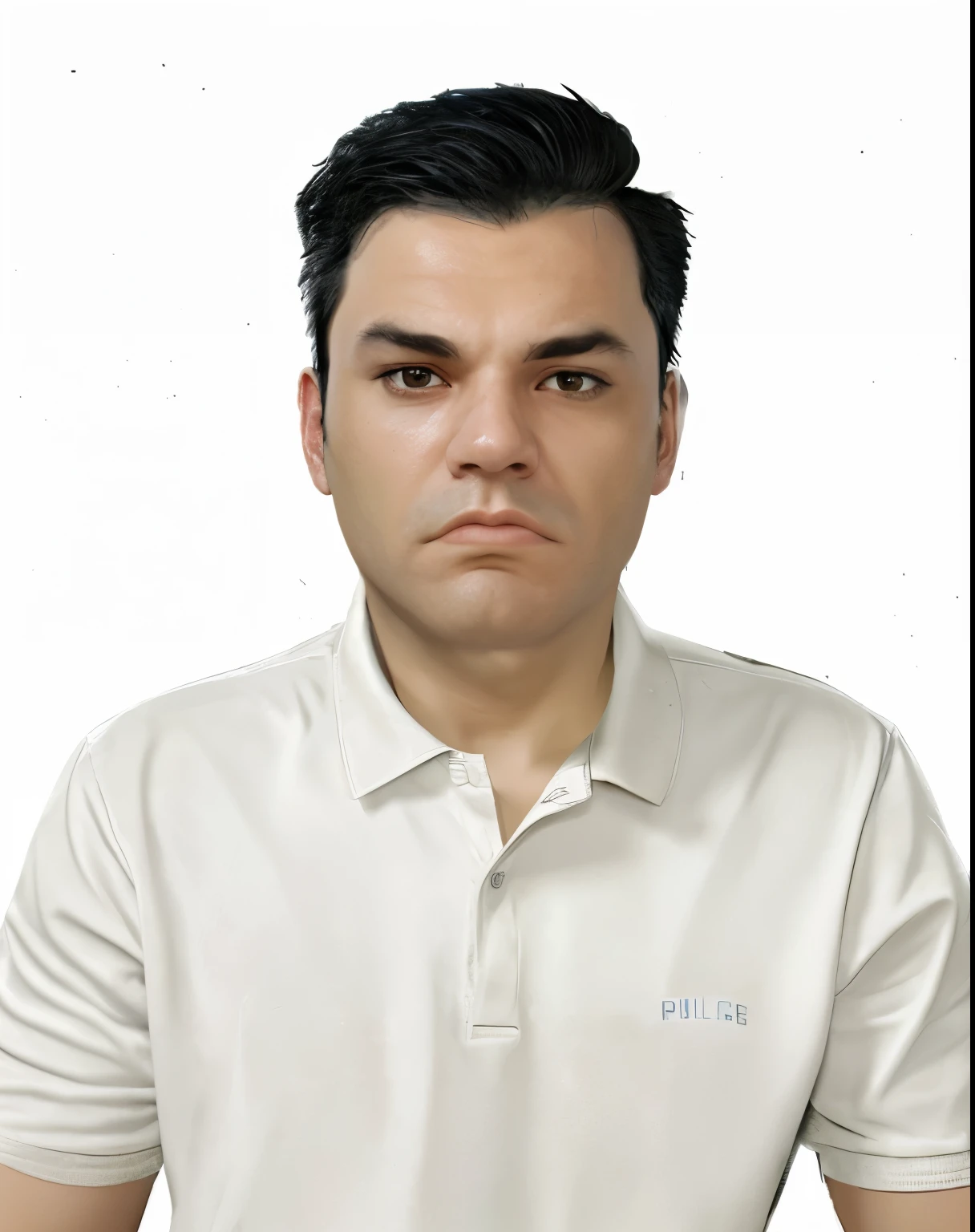 Using the GTA 6 design, put my face on a cop with a gun