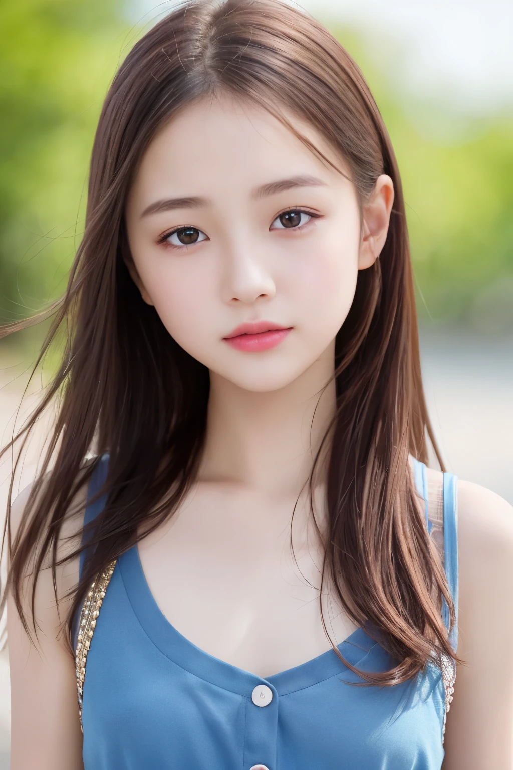 1 girl, spring、 (best quality: 1.1)、(highly detailed skin), (best quality:1.0), (ultra high resolution:1.0) ,(realistic photo:1.0), (Super detailed:1.0), (8K, Raw photo:1.1),
