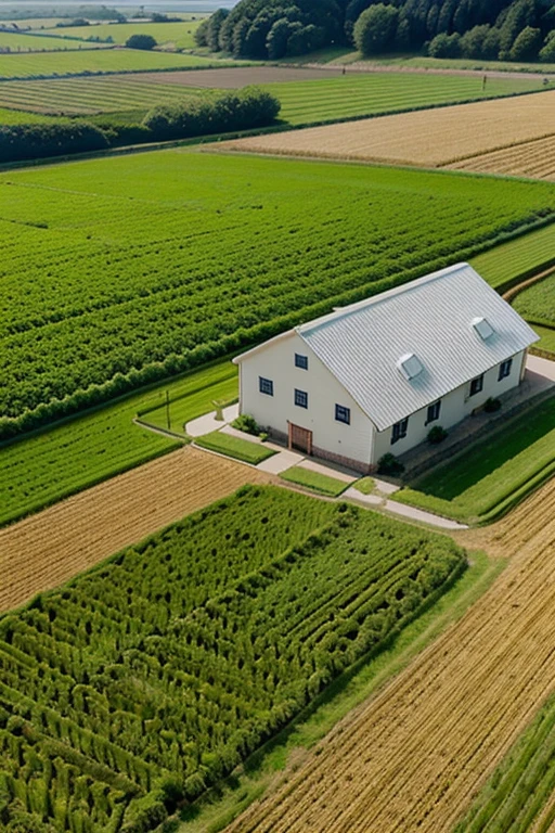 Sea sunshine cake shop lawn hen egg mill wheat field 