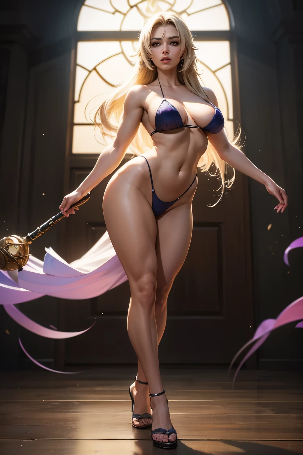 princesa adora ((Ela ra)) Masters of the universe with the whole body standing, with your hands down, pernas afastadas da frente;(melhor qualidade,4k,8k,alto,master piece:1.2), ultra-detalhado, realistic:1.37, Micro Rope Transparent Bikini White Portrait, HDR,Sexy Tsunade de corpo inteiro em pé sem calcinha with your hands down, perna, mais vista frontal UHD, studio lighting, extreme detail description, profissional, vivid colors, Bokeh, paints in oil, tsunade corpo inteiro usando micro string bikini white micro transparente com rosto detalhado e corpo detalhado,seios grandes, sem calcinha Cabelo Dourado , olhos azuis marcantes, determined expression, Intrincada roupa rosa sexy,Sexy full-body Tsunade standing without panties with her hands lowered legs away from the front,Facas Kunai, Hand seals, Chakra girando em torno dele, dynamic fighting pose, fundo vibrante com flores de cerejeira, luz s olar brilhante, dynamic lighting.corpo inteiro,full-body front view standing without panties