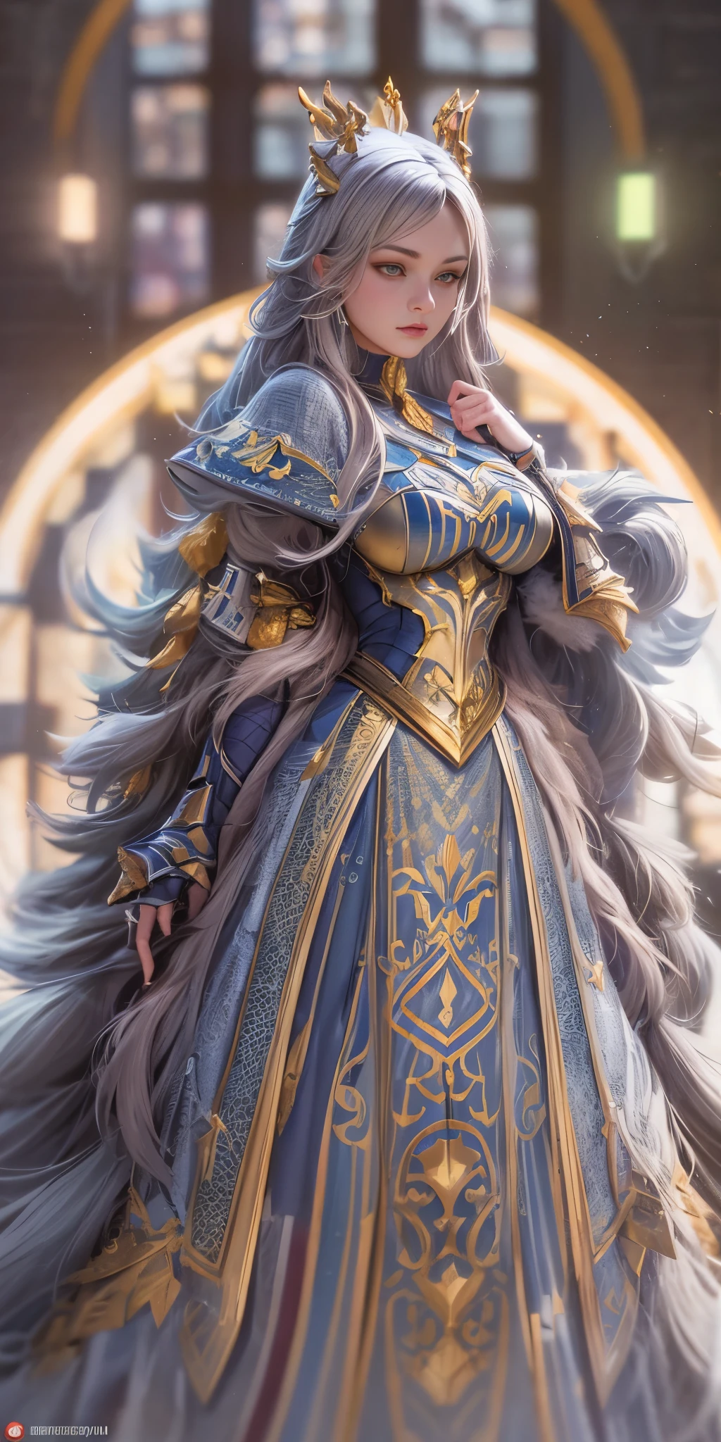 majestic, 20 year old girl, Invisible armor dress, big breasts:1.3, Cyberprep, Amigurumi, portrait, zbrush rendering, motion blur, interactive, Clean colors, Dream nucleus, Flashlight lighting, Realistic dramatic lighting, Highly detailed environment, quality, Redshift rendering, 4K