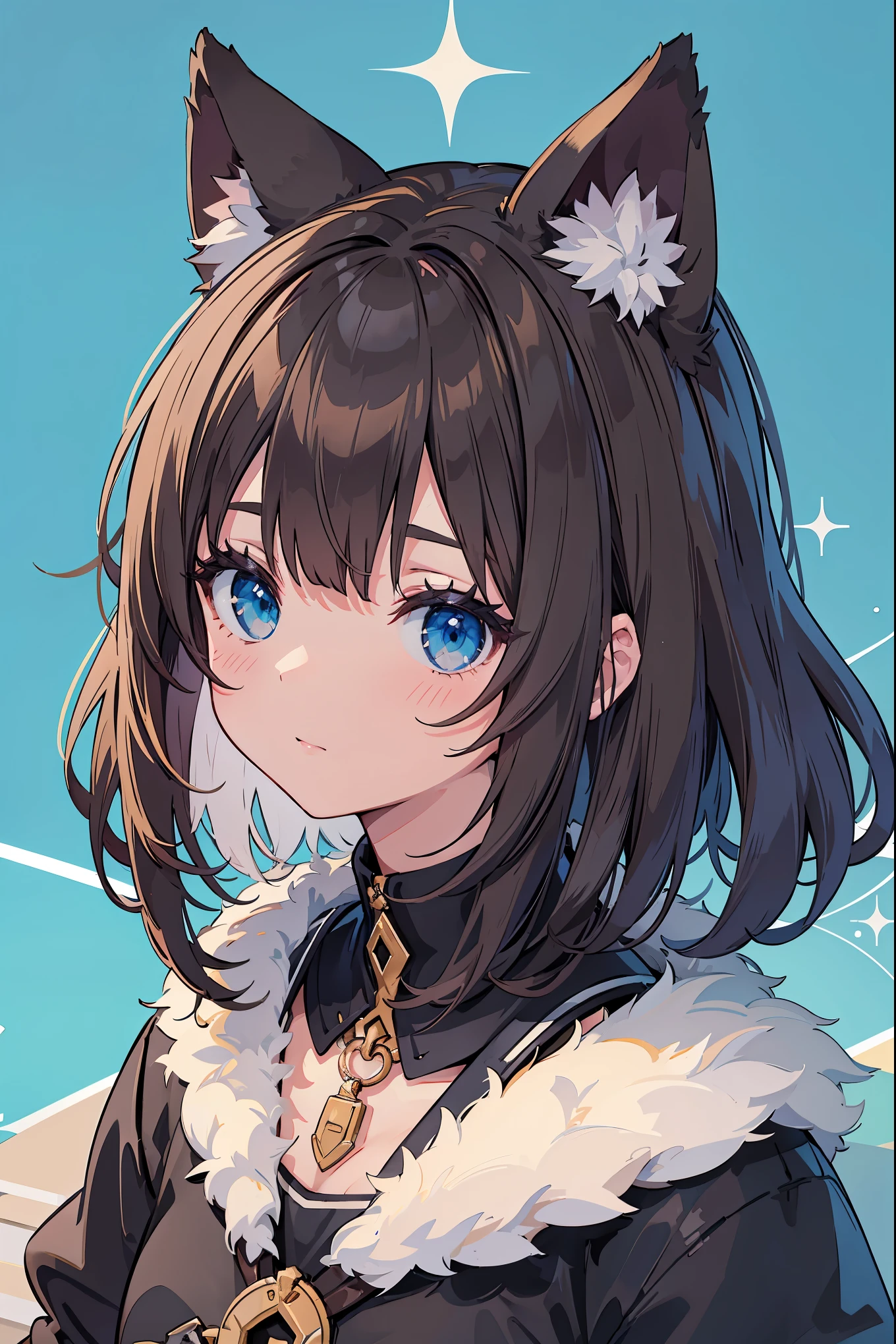 (animal ears), dark brown hair, blue eyes, (masterpiece), (best quality), (ultra-detailed), more_details:-1, more_details:0, more_details:0.5, more_details:1, more_details:1.5, glowify