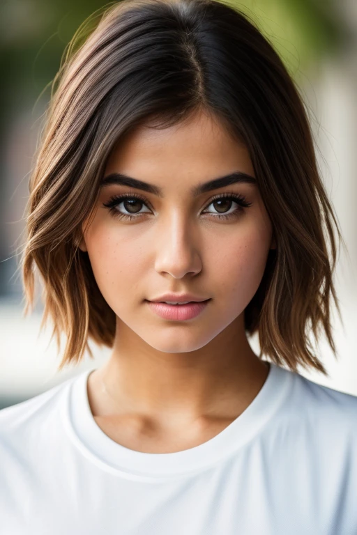 photo of (CyberDutch_V2:0.99), a woman as a sexy TikTok influencer, modelshoot style, (extremely detailed CG unity 8k wallpaper), photo of the most beautiful artwork in the world, professional majestic (photography by Steve McCurry), 8k uhd, dslr, soft lighting, high quality, film grain, Fujifilm XT3 sharp focus, f 5.6, High Detail, Sharp focus, dramatic, (wearing a white t-shirt), (looking at viewer:1.2), (detailed pupils:1.3), (natural light), (closeup:1.2), (seductive)
