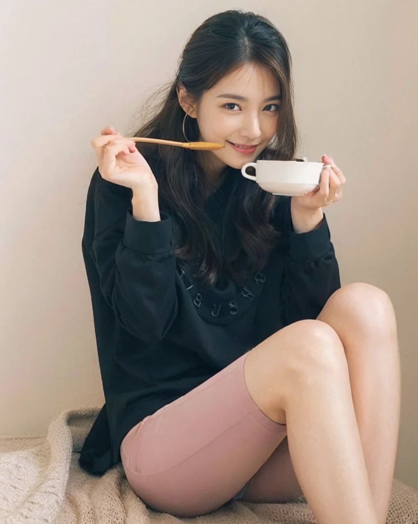 (on the table, best quality, realistically, Super detailed, meticulous, high resolution, 8k wallpaper), Close-up portrait of a beautiful woman, Chariada, smiling, light brown messy hair, Perfect dynamic composition, 美丽meticulous的眼睛, Just like the cover of a fashion magazine, on campus