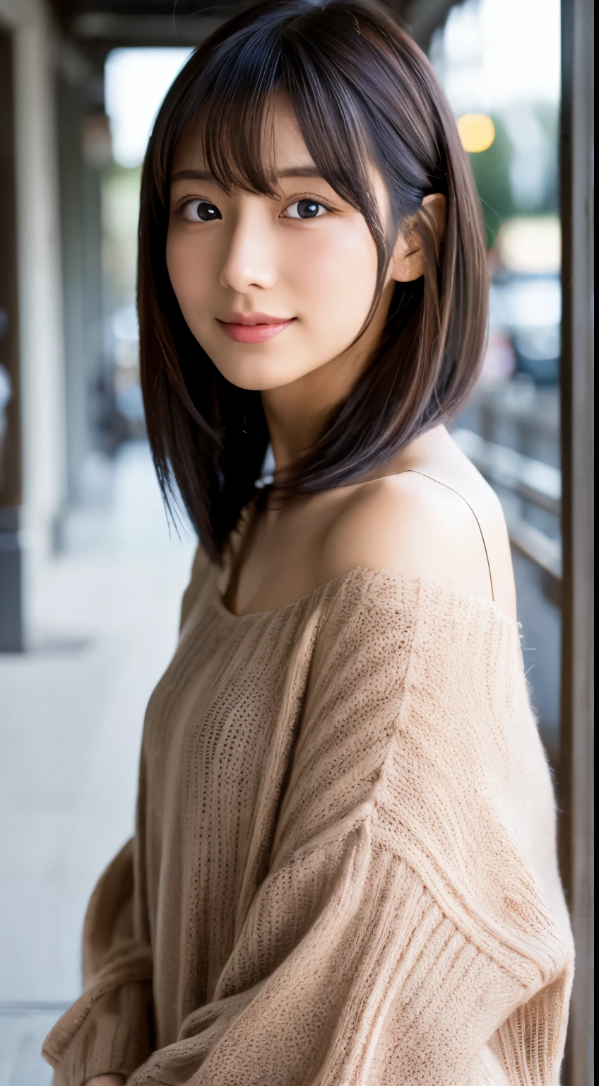 Japanese semi-long Beauty modern