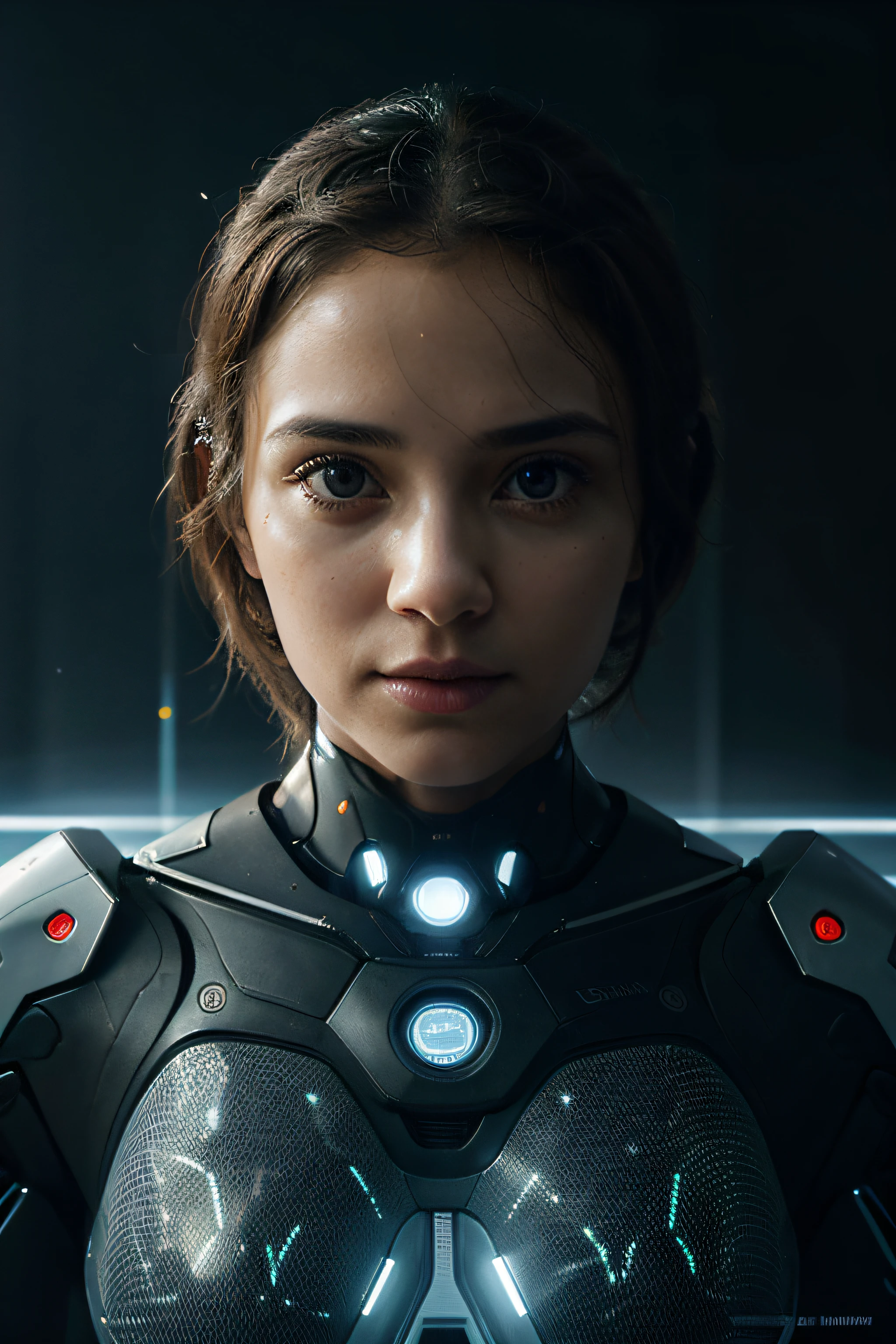 "Contemplez l’avenir de l’intelligence artificielle: Un être humain face à une image qui dépeint un monde rempli d'avancées technologiques. Dans cette vision futuriste, la personne affiche des expressions de fascination et de curiosité face à la présence imposante d'un avatar IA, que surge diante dela sous forme d'hologramme. Grâce à cette interaction, La synergie entre les humains et l’intelligence artificielle est évidente, Un partenariat qui façonnera la manière dont les affaires sont menées. Les possibilités sont infinies, C'est une image capturant la promesse d'un futur entreprise stimulée par l'IA, où la fusion des connaissances humaines et technologiques ouvre une nouvelle ère d'innovation et de réussite.»