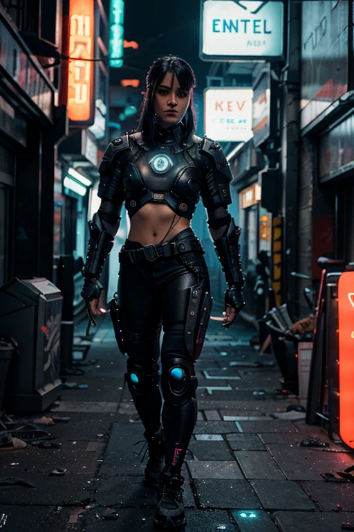 ((full body))(realistic analog style sharp focus 8k raw photo with soft lighting and high quality:1.1),
(hdr film grain:1.2),movie poster,
a cute woman wearing a shiny (textured:1.2) (intricate:1.2) cyborgcosplay in a dark street at night, (cinematic hairstyle:1.2)
