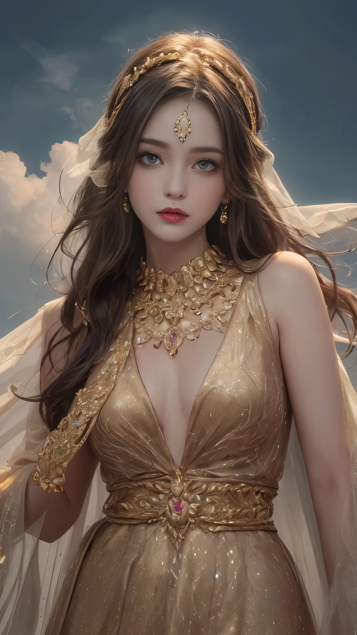 (practical, Photorealistic:1.37), (masterpiece, Highest quality:1.2), (Ultra-high resolution:1.2), (Original photo:1.2), (Clear focus:1.3), (Face Focus:1.2), (Highly detailed CG Unity 8k wallpaper:1.2), (Beautiful Skin: 1.2), (Pale skin:1.3), (Super sharp focus: 1.5), (Super sharp focus:1.5), (Beautiful and clean face:1.3), (非常にDetailed Background, Detailed Background:1.3), Bokeh, Depth of written boundary, rest, Image of a Very Cute and Beautiful Japanese Woman, (bride), business suit, (2:1.1), smileの少女の肖像画, Full body image, from the front, Symmetrical Configuration, (Studio Lighting:1.3), (Cinema Lighting:1.3), (Rear window lighting is backlit:1.3), (surface light:1.3), Light Enveloping Her Entire Body, Looking straight at you, Persistence, Sexy model posing, rest, (Chestnut Half-Hair:1.2), Dark brown eyes, Beautiful Eyes, Princess Eyes, Mahogany Hair, A single hair, bangs, slim, Abdominal muscles, (Huge breasts;1.35), (Willow West:1.15), (Details of a beautiful girl:1.4), (Pure White Elegant and Gorgeous Lace Silk Wedding Dress:1.3), (BaliOcean view背景:1.2), (smile, happiness:1.3), ((Perfect female body)), (Upper body image:1.3), Encircling the head, Perfect Dramatic, Volumetric lighting, Professional majestic oil painting, Glowing Skin, CT Anatomy, Perfect Proportions, 8.Five Really Small, Face Focus, Ultra practical Photo, Extremely clear images, Ultra-high definition images, Bali, Ocean view, Beach, External, ((walking Beach:1.2)),