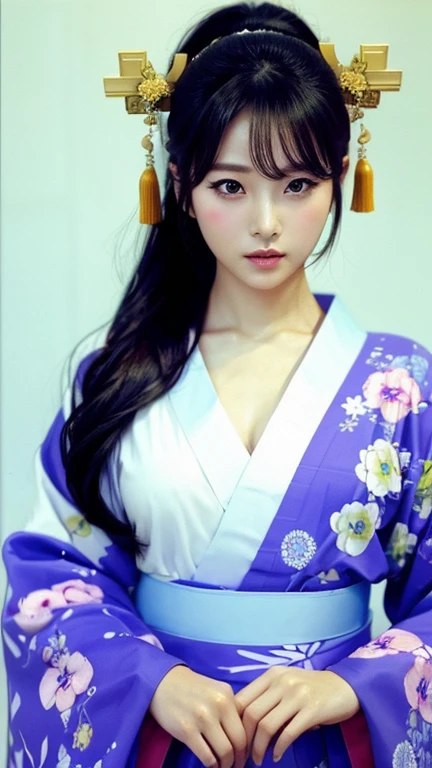 l Korean kpop idol Woman,girl sexy kimono, very bad image negative_v1.3