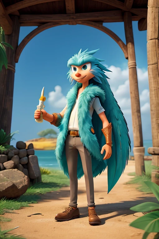 criar personagem consistente heron fofo