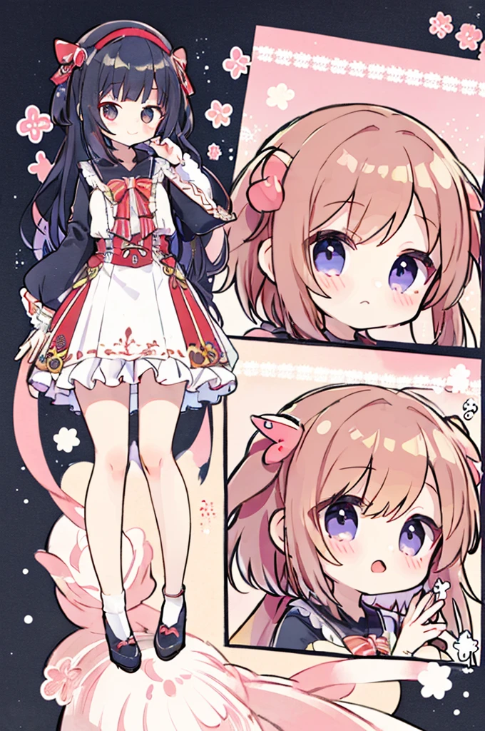 Anime girl in dress, curvy little , Cute anime girl, moe anime art style, little lolil, by Jin Homura, Cute art style, cute anime style, Cute anime, cute kawaii girl, cute anime waifu in a pretty dress , amazed, Yui K-ON meme