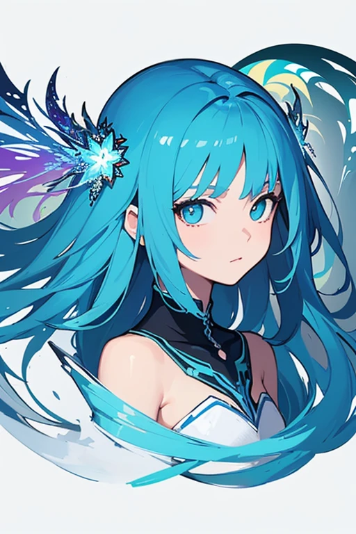(masterpiece, best quality:1.2),(concept art、fractal art:1.5) ,(flat color:1.2),(2D:1.3),(fluorescence colour:1.5,colorful:1.2),fluorescence multicolored hair、looking at viewer,1girl,beautiful face,Gentle face,solo,upper body,floating colorful fluorescent lines,vivid color、fractal art、Symmetrical、
Mysterious  atmosphere