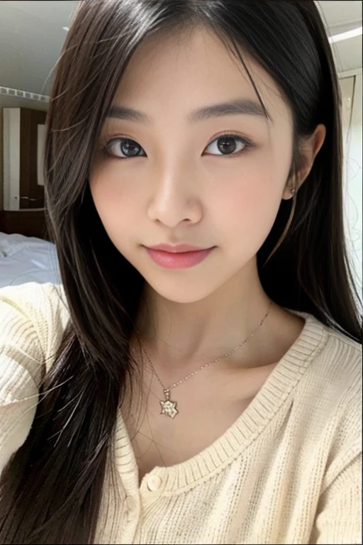 beauty asian girl, selfie