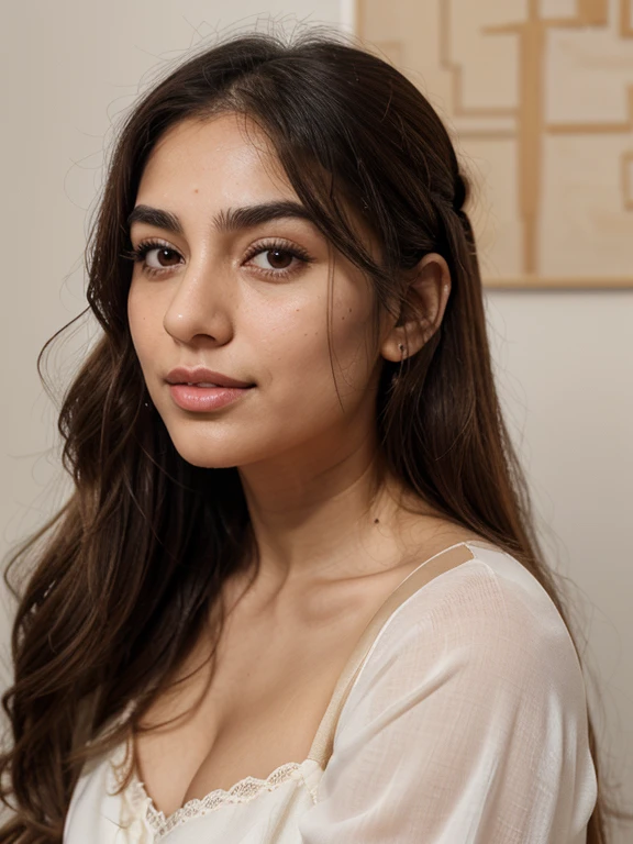 fatemeh, 25 years and 7 months and 21 days old/ mixture of Phoenician, Greek, Armenian, and Arab/almond eyes, brown eyes, blonde hair,thick hair, ponytail/ bow-shaped lips, uptruned Nose, square jawline, narrow forehead, Protruding chin, high-arch eyebrows, black eyebrows , thick eyebrows/168 centimeters height, 61 kilograms weight,tanned body/ small mole on left eyebrow، small mole on the corner of the lower left lip, straight wavy hair،A small amount of acne on the cheek، Cheek dimple, chin dimple/ , smiling، pantyhose, highheels tight white shirt, long view, landscape, portrait, mia khalia, violet myres,