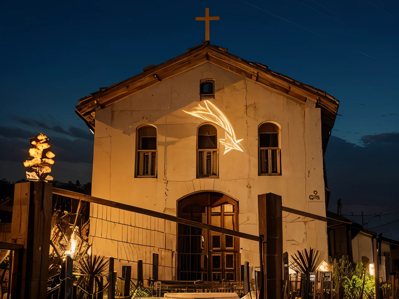 Church destroyed