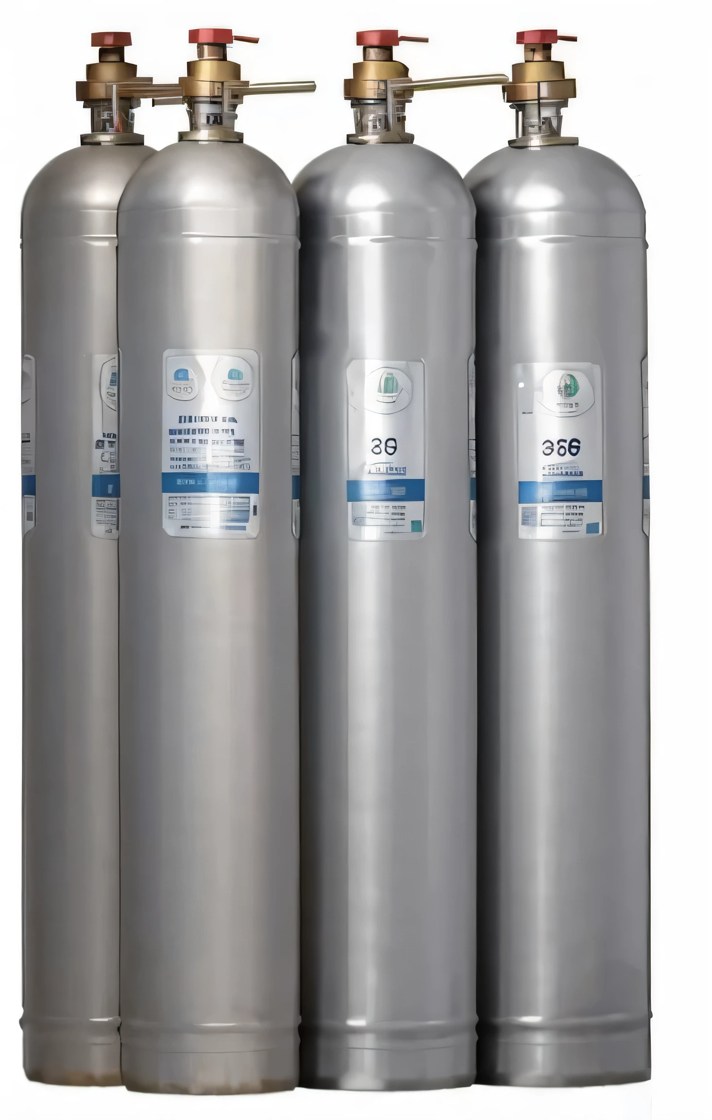 High pressure gas cylinder
