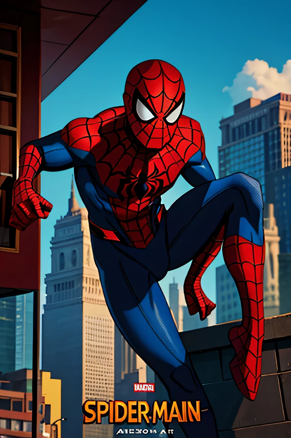 Cartaz do filme Homem-Aranha 4, Estrelando "Tobey Maguire"