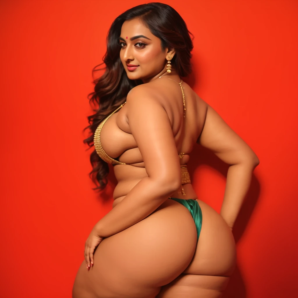 Foto RAW, photorealistic, photography, full body shot, master shot, goddess like beauty, perfect thick chubby mallu Desi aunty bhabhi, Wearing a Stanapatta, a chest-band.Saree model, model Photography, Indian saree shoot, Indian traditional wear advertising photography, traditional wear brand shoot, face of Indian actress Sonakshi Sinha, masterpiece, realistic, realism, incredible details, pleasure, photorealism, detailed skin, skin pores, high contrast, photorealistic Artstation 8k HD digital art trend of high definition and detailed realistic skin texture, ultra detail, realistic skin texture, armature, best quality, ultra high definition, (photorealistic:1.4),, high resolution, detail, raw photo, Re sharp, by Lee Jefferies Nikon D850 Film Stock Photo 4 Kodak Portra 400 Camera F1.6 Lens Rich Color Ultra Real Realistic Realistic Textures Dramatic Lighting Unreal Engine Trending at Art Station Cinestill 800,(pele altamente detalhada: 1.2), 8k UHD, DSLR, soft-lighting, alta qualidade, grain of film, Fujifilm XT3,she didn't like to wear blouse or bra, she happy to wear only saree, she hates blouse or bra,