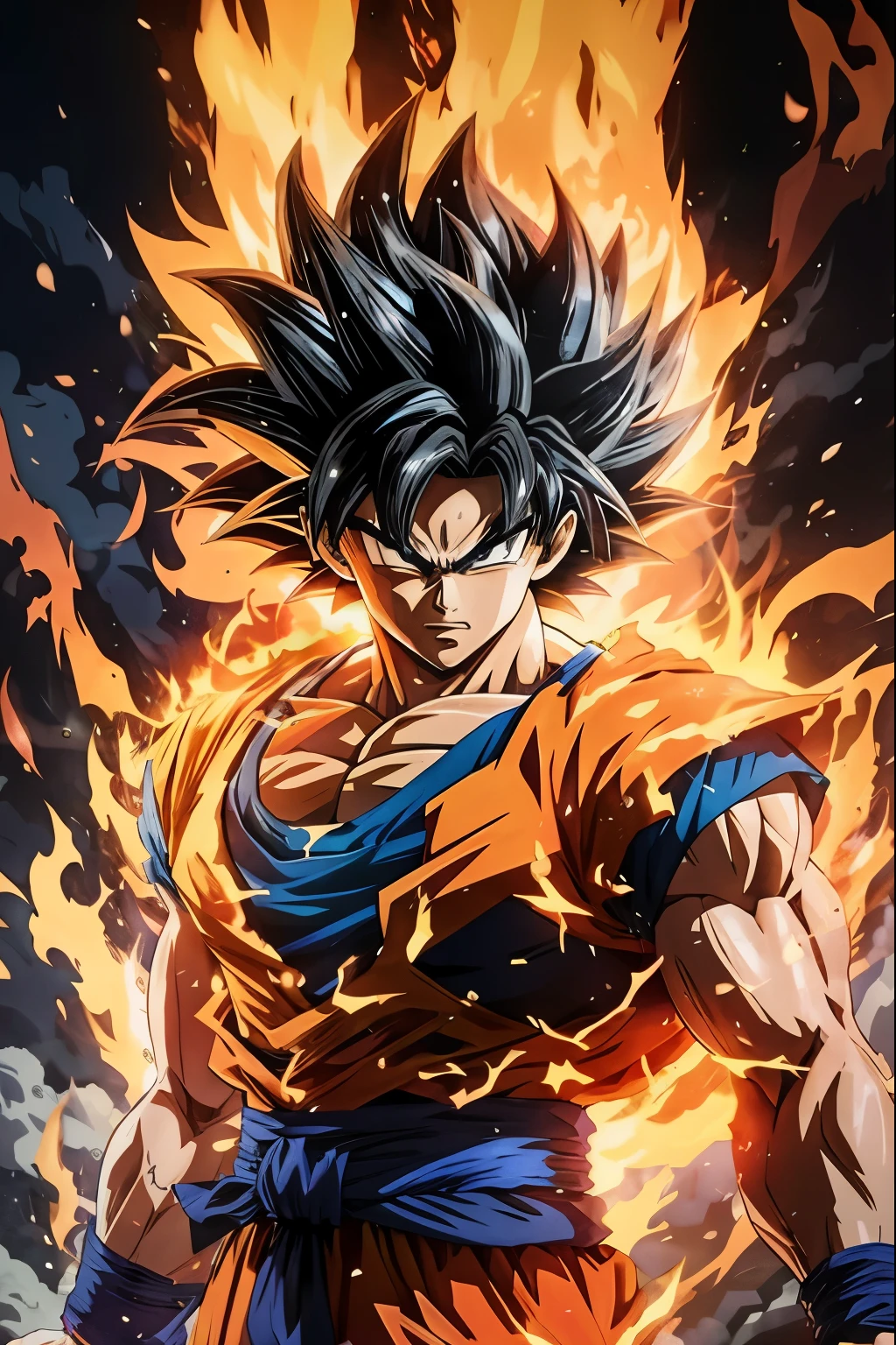 dragon ball super saiu saiu saiu saiu saiu saiu saiu saiu saiu saiu saiu saiu saiu saiu sai, son goku, human goku, goku from dragon ball, highly detailed portrait of goku, goku, portrait of goku, goku portrait, super saiyan goku, character dragonball, goku from dragon ball z