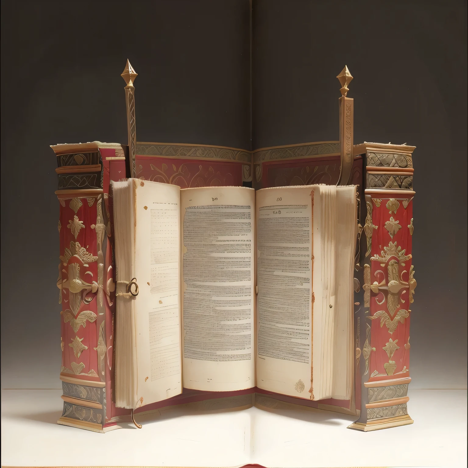 there is a book open to a page with a picture of a man, full front view, full - view, 1 4 8 0 s, a wide full shot, wide frontal view, wide portrait, bible, fullbody view, detailed and intricate image, w 1 9 2 0, by Elias Goldberg, immaculately detailed, fully frontal view, illuminated