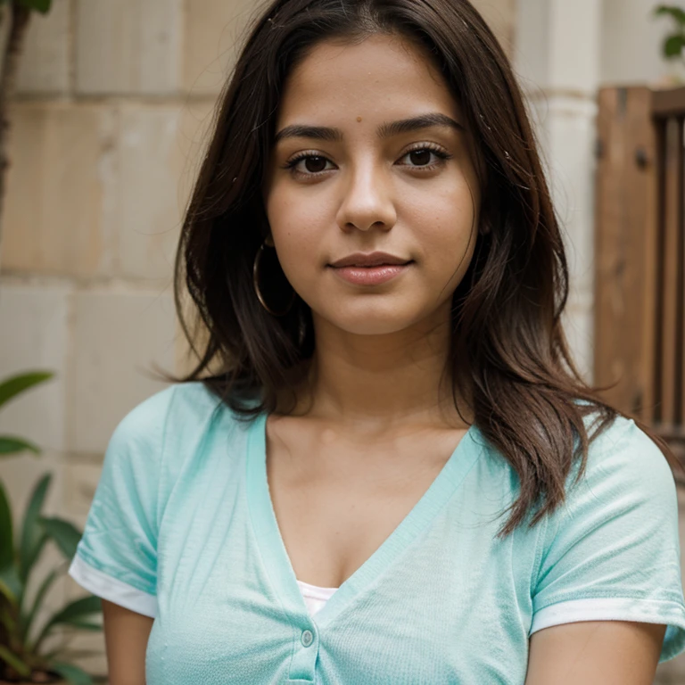 Latina joven color claro 