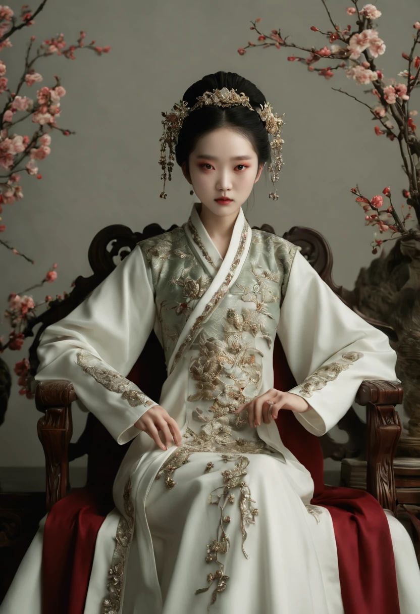 inspired by Lü Ji and Zhang Jingna and Xiao Feiyue and wenjun lin, best quality, masterpiece, 8k