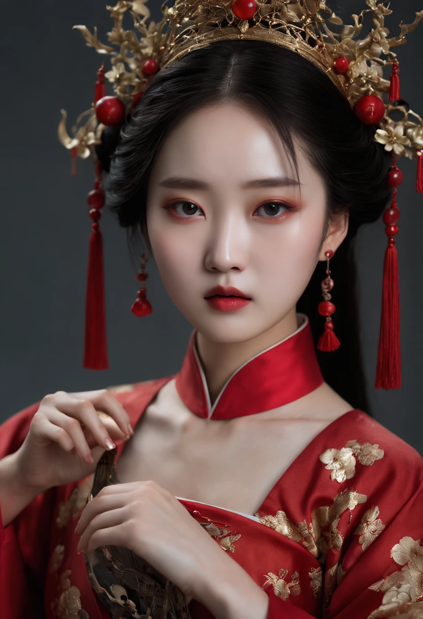 inspired by Lü Ji and Zhang Jingna and Xiao Feiyue and wenjun lin, best quality, masterpiece, 8k