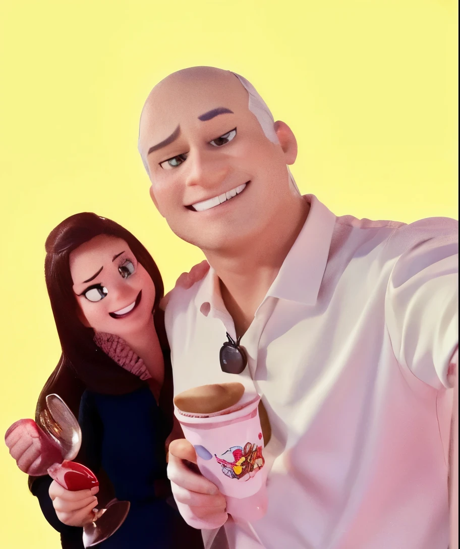 Mulher e homem estilo Disney pixar ,alta qualidade,melhor qualidade
