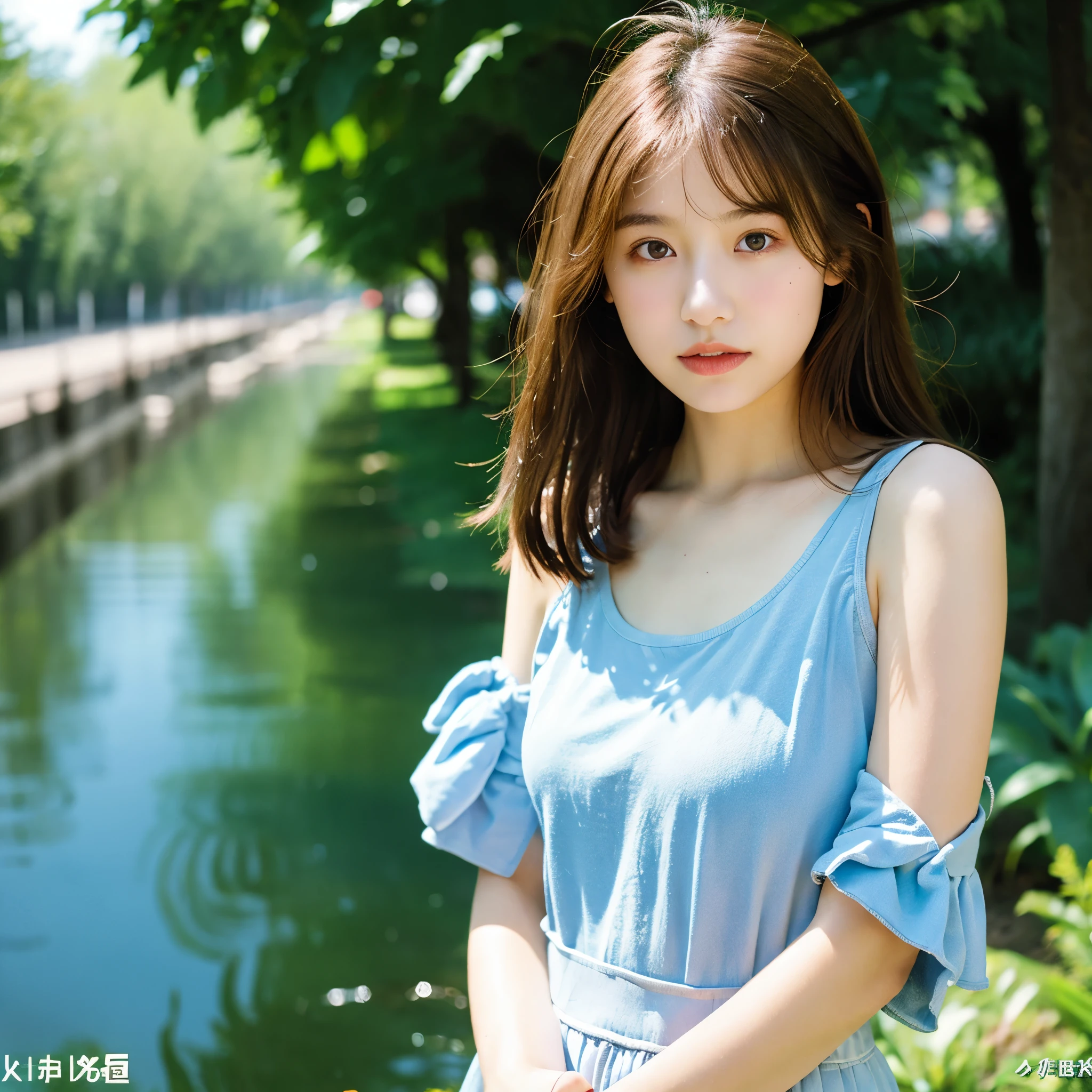 Top quality, 1 beautiful woman, 18 years old, upper body, wearing camisole,