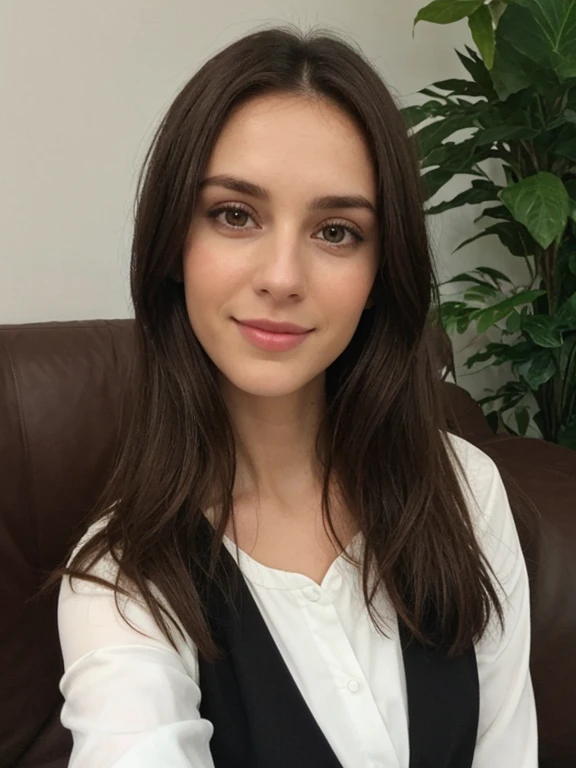 29-year-old brunette selfie
