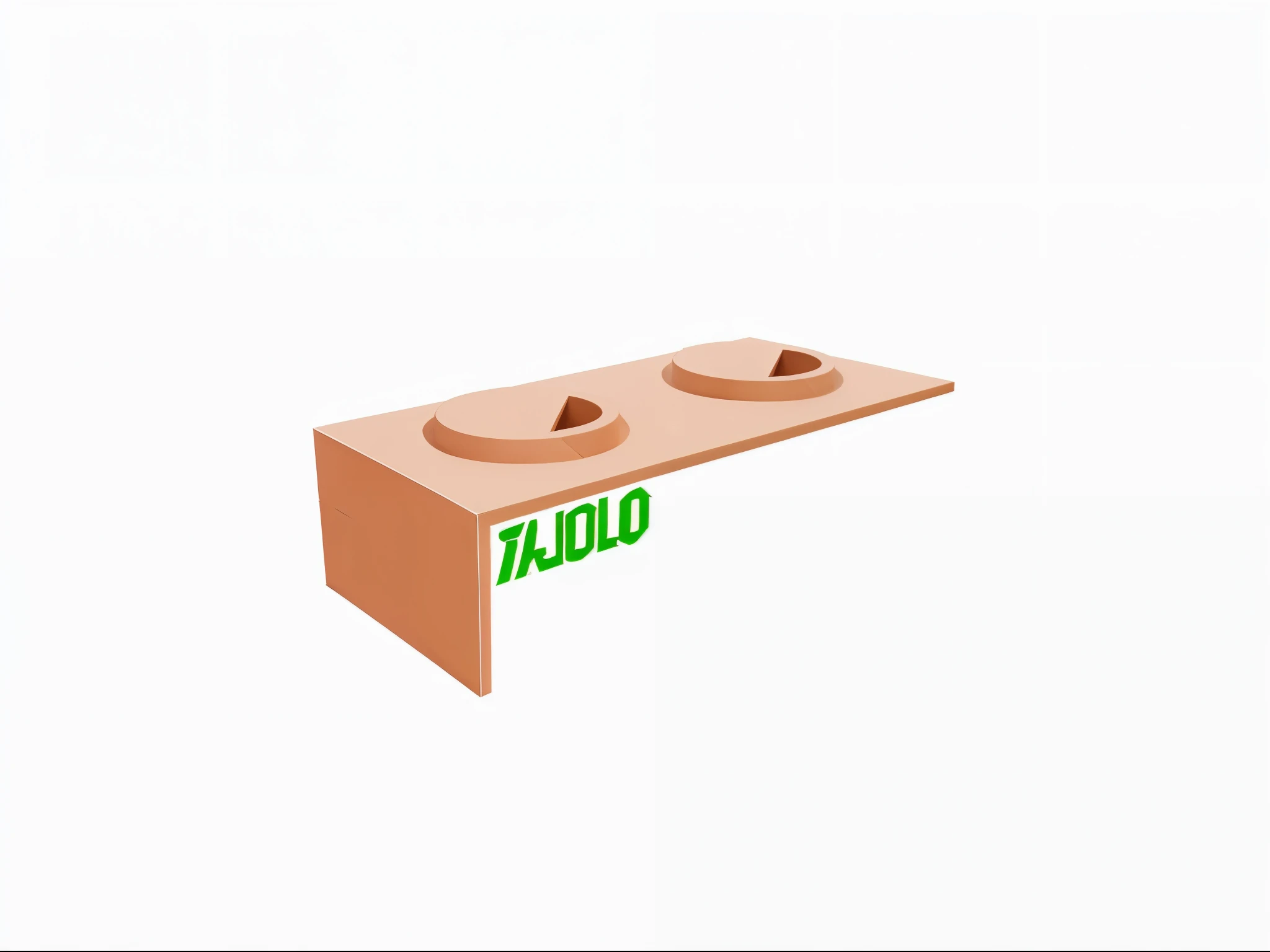 A logo for an ecological brick manufacturing company