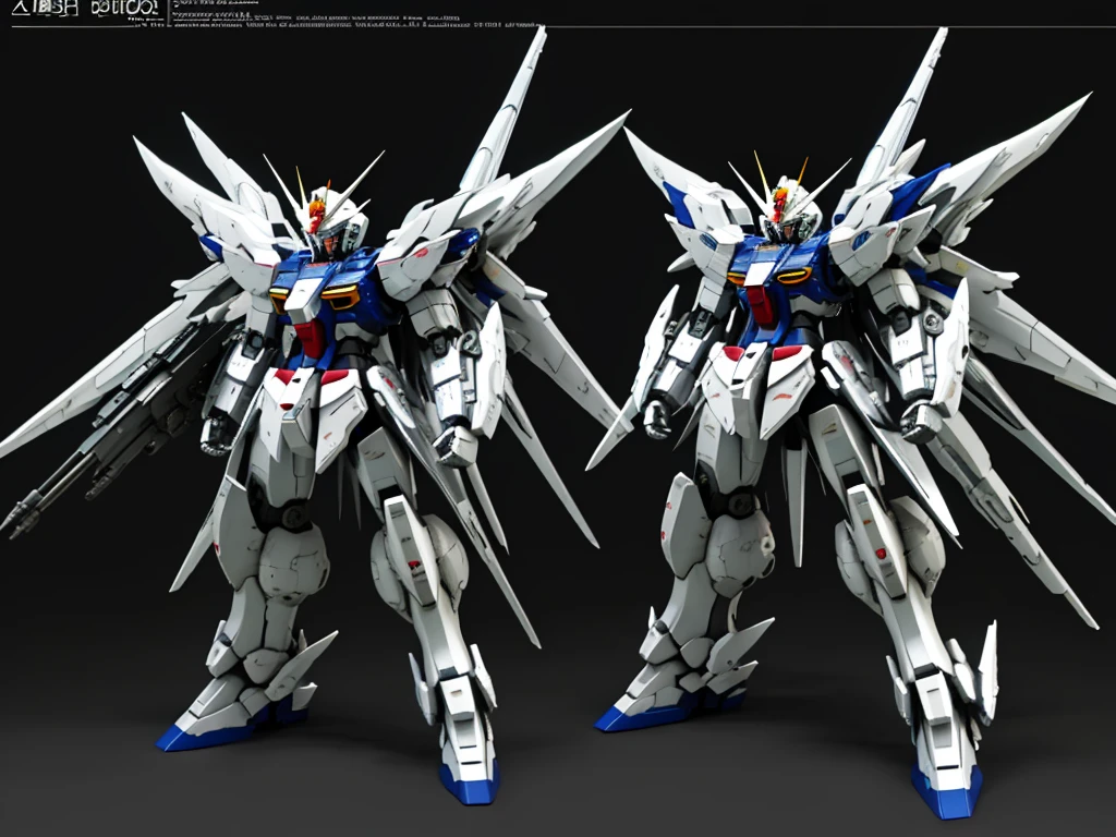New launch century Gundam X、big moon、lake surface、Floating on the water、standing on tiptoe、Satellite Cannon、Beautiful scenery、high resolution、large on the back4Feathers、water surface、standing on tiptoe、carrying a large cannon on his back、超high resolution、4K、countless stars々、overlooking、I'm poised、Firing regime、Bitmobile suit around、(Design sheet:1.3), (multi-angle and detailed view:1.3),