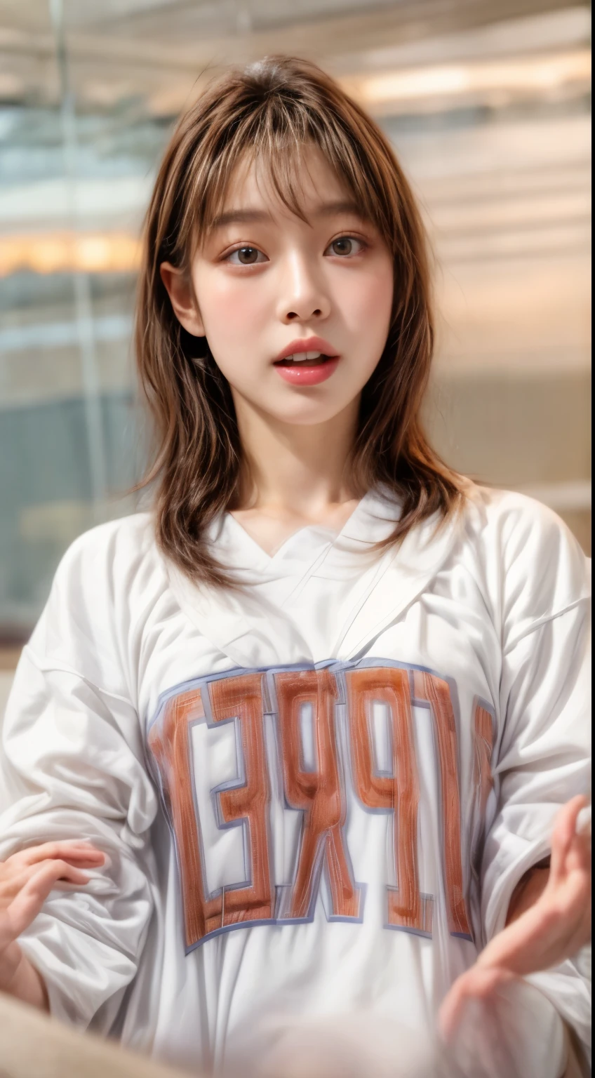 masterpiece、8K、32K、highest quality、(Detailed both eyes)、(cute japanese woman、bangs)、23 years old、elegant、swet、black hair