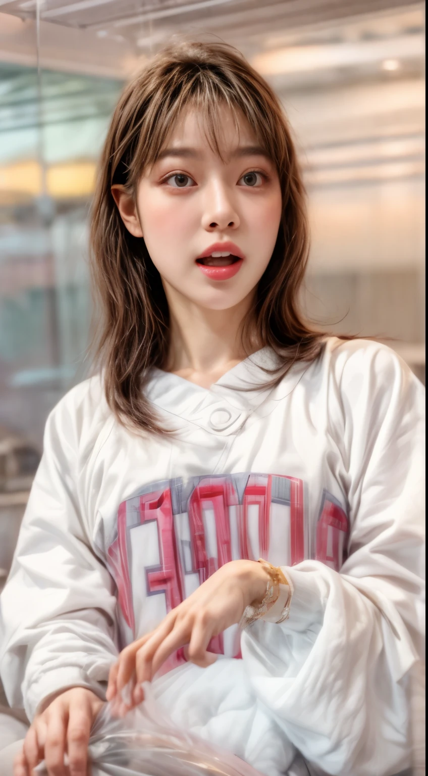 masterpiece、8K、32K、highest quality、(Detailed both eyes)、(cute japanese woman、bangs)、23 years old、elegant、swet、black hair