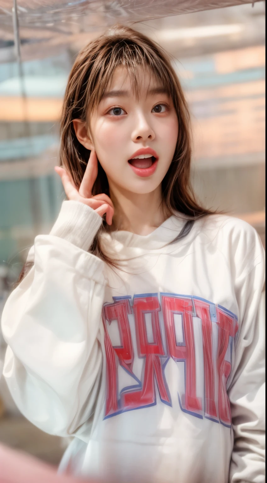 masterpiece、8K、32K、highest quality、(Detailed both eyes)、(cute japanese woman、bangs)、23 years old、elegant、swet、black hair