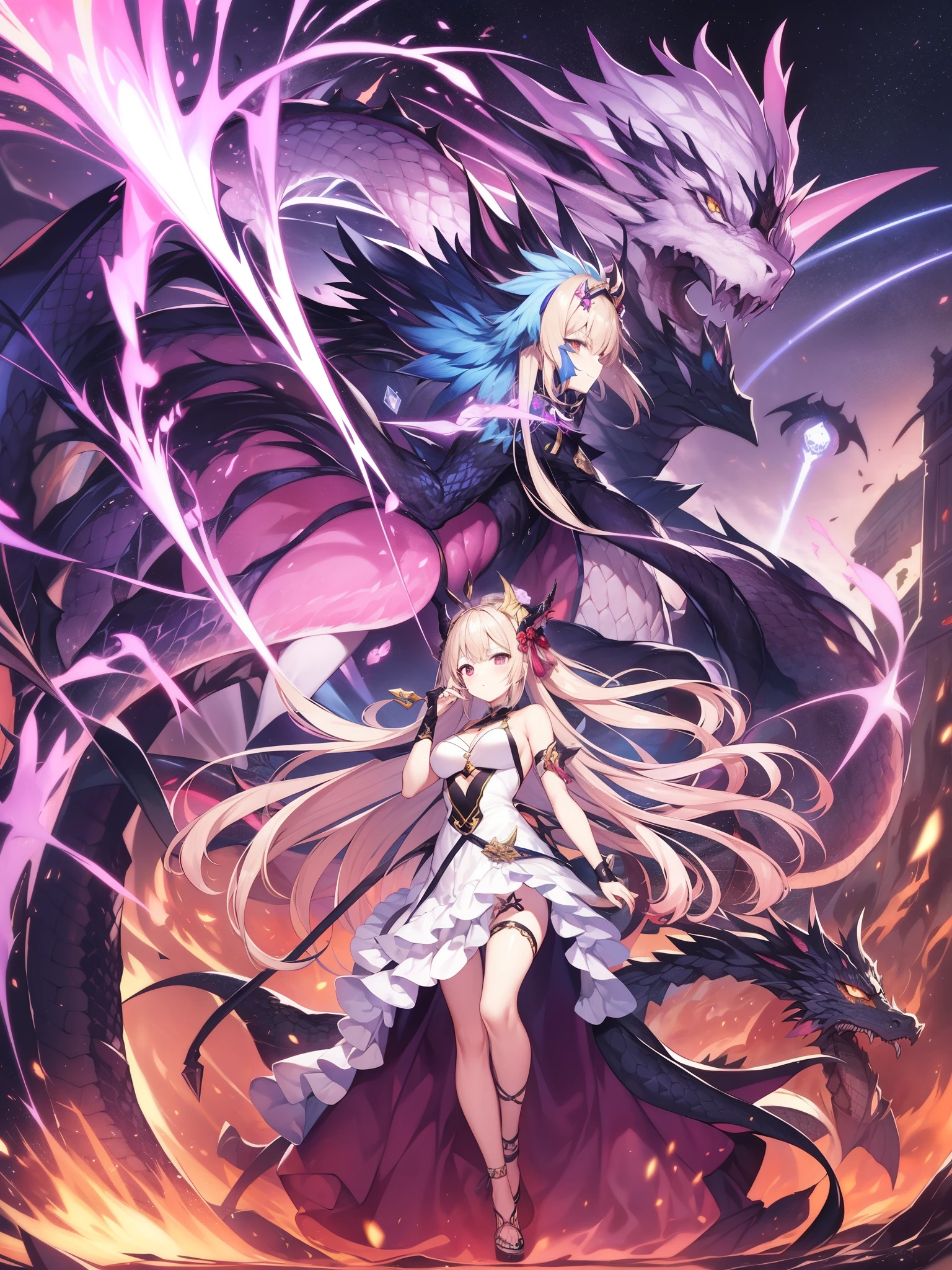 High School D×D、White Dragon Emperor of the Morning Star、valley lucifer、God destroyer、White Dragon Emperor's Light Wings、I、Waking up覇の理に全てを奪われし二天龍なり, jealous of infinity、夢幻を想う I、白き龍の覇道を極め youを無垢の極限へと誘おう,juggernaut drive、I、Waking up、The White Dragon Emperor, who turns the absolutes of law into darkness.、Traveling on a path of domination through endless destruction and dreams of dawn、I、Become the Emperor of the Innocent Dragons、youを白銀の幻想と魔道の極致へと従えよう白銀の極覇龍、D×D・L、D×D・L(Diabolos Dragon Lucifer)、bonfire flame、Iに宿りし無垢なる白龍よ、Bring down the principle of supremacy、Iが宿りし白銀の明星よ、Ascend to the throne of dawn、O infinite, wet-colored god、Dear father of the devil、窮極を超克するIらが誡を受け入れよ、you、玲瓏のごとくIらが燿にて跪拝せよ