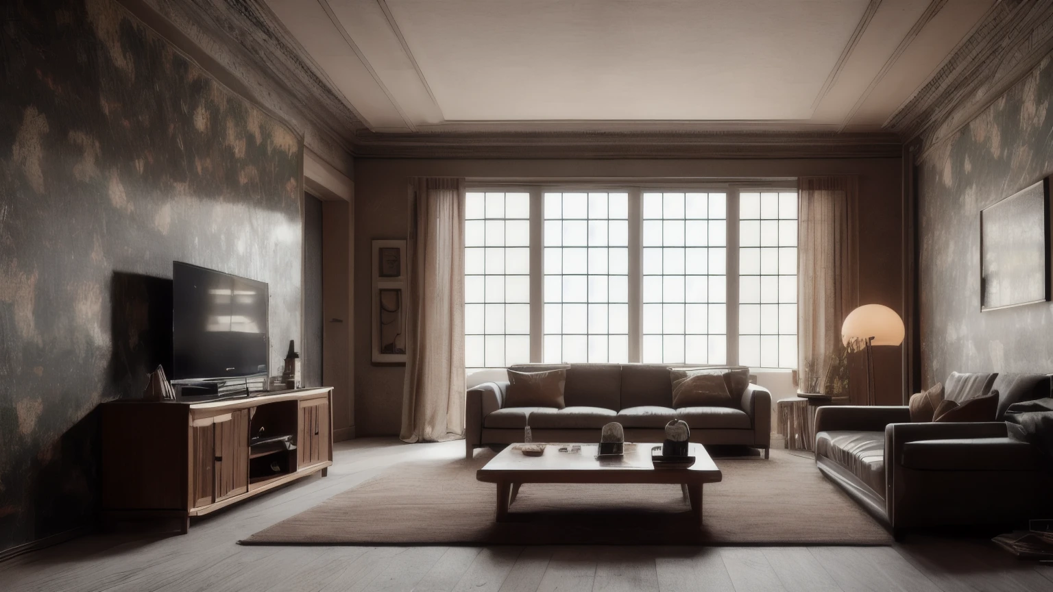 hyper ultra realistic photographs full body of A grand, abandoned mansion, its faded grandeur captured in a hazy blur. Peeling wallpaper, cobwebbed chandeliers, and dust-shrouded furniture hint at a forgotten past, inviting the viewer to piece together the story of its former inhabitants. ratio 16:9, 4k, 8k resolution, High quality photo, high detailed, imagesharp focus, Cinematic lighting,hyperdetailed & Unreal engine, detail, realism, photography,cinematography, camera NIKON, lens NIKKOR flagship, masterpiece. hyper-maximalism, ultradetailed photorealistic, light skin imperfections, final render, vray
