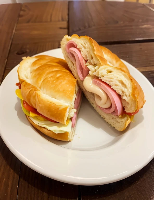 araffy ele and cheese sandwich on a plate on a table, Sandwiches, sandwich, lunchmeat, ele, zona calzone, "Porco, araki, easy, Pitt, fera, por Maeda Masao, Tomás Sanchez, tirada com sony alfa 9, J.. Dickenson, J..Dickenson, chicken sandwich, colombiano